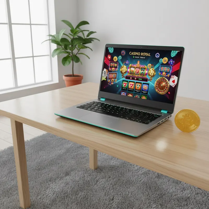 BlockSpins Casino online casino spel på laptop