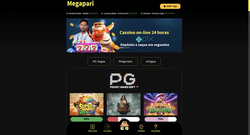 Megapari anmeldelse: 200% velkomstbonus og casinospil