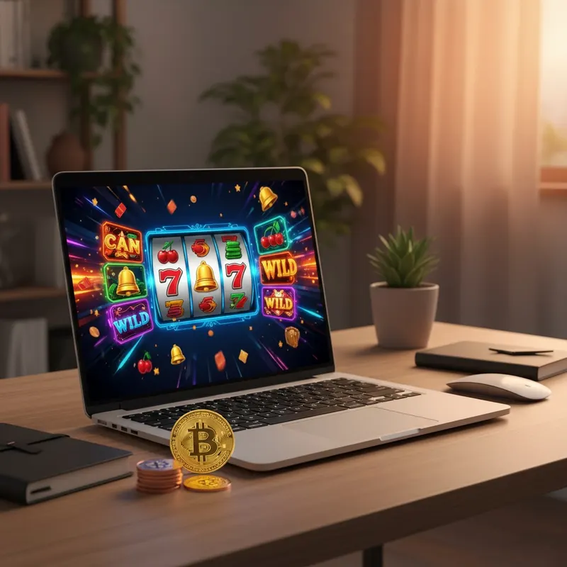 Need For Spin Casino Laptop mit Bitcoin und Spielautomaten