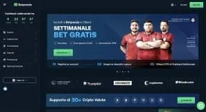 Betpanda front page Italy