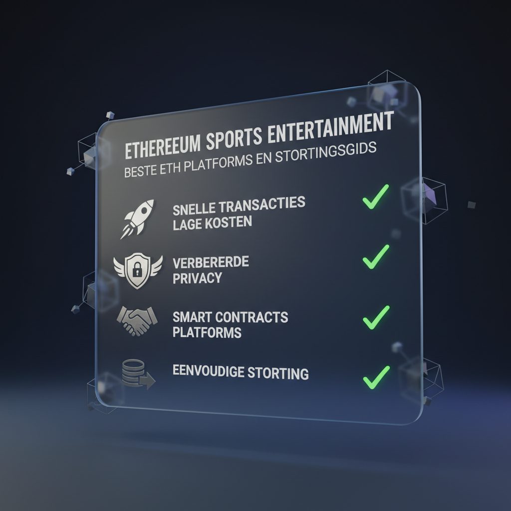 Ethereum Betting: Beste ETH Platforms en Stortingsgids tjekliste