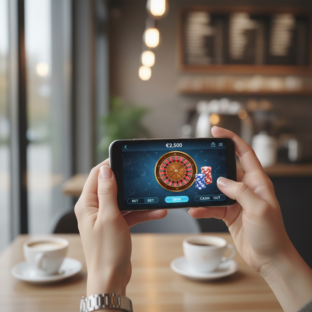 BlockSpins Casino Mobile App auf dem Smartphone