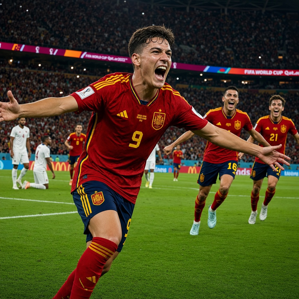 Lamine Yamal trifft beim WM-Debüt: Spanien zerlegt Saudi-Arabien 4:0