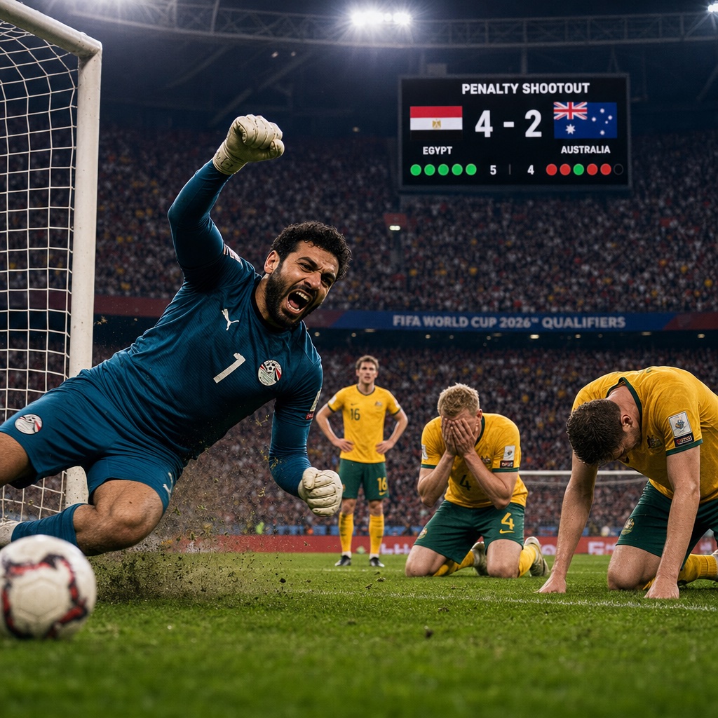 Egypt Dump Socceroos Out of World Cup on Penalties in Atlanta