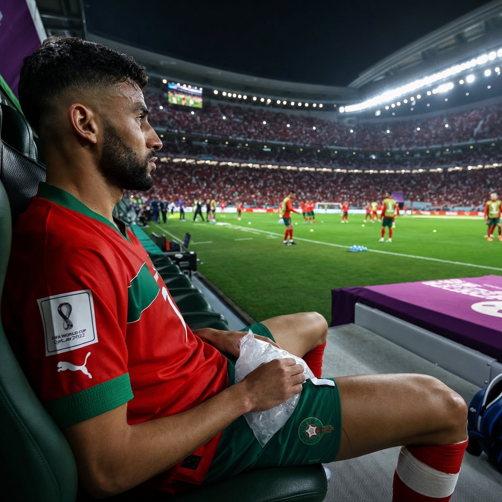 Mondiali 2026: il Marocco perde Saibari per la sfida alla Francia