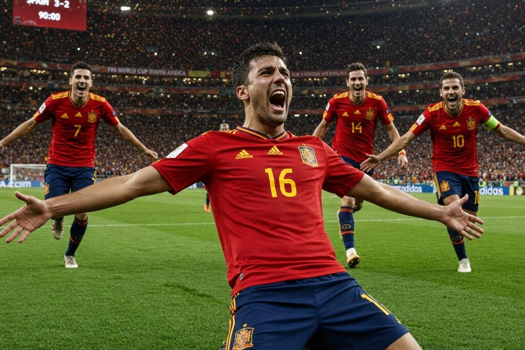 Spagna in semifinale ai Mondiali 2026: Merino punisce l'errore di Lammens